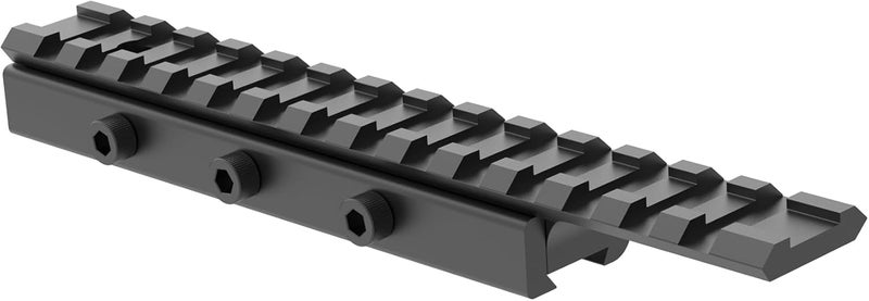 FSI 3/8" 11mm to 7/8" 20mm Dovetail to Picatinny Rail Adapter, Low Profile 11mm to 20mm Picatinny Riser Mount - Image 4